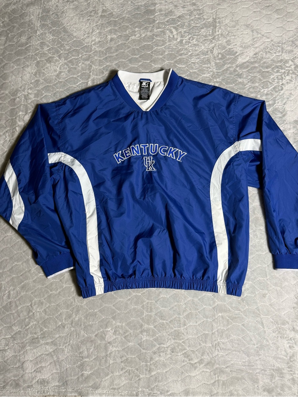Vintage Kentucky Wildcats Starter Pullover Windbreaker Jacket XL